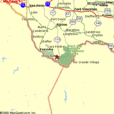 Map of Terlingua