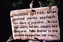 Lightning warning