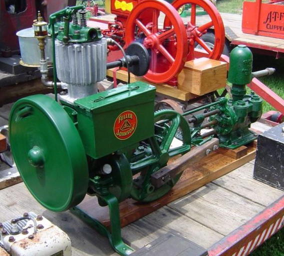 pump engine running