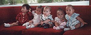 Five Beautiful Little Girls