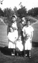 Sarah and Harvey with 4 children