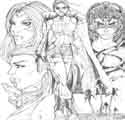 Top Cow trio and witch