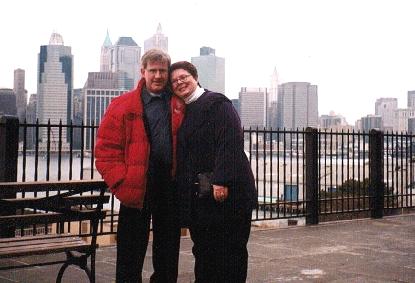 Jeanine and Brian in NYC in Jan 2002
