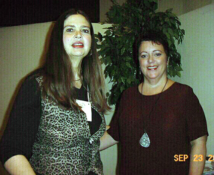 Karen, right, with Jenna