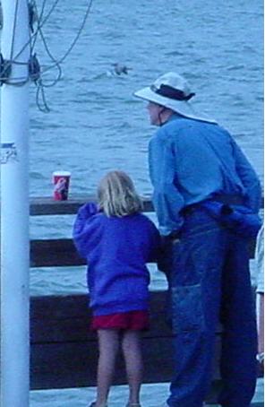 Ron and Emma at Fisherman's Wharf in San Francisco