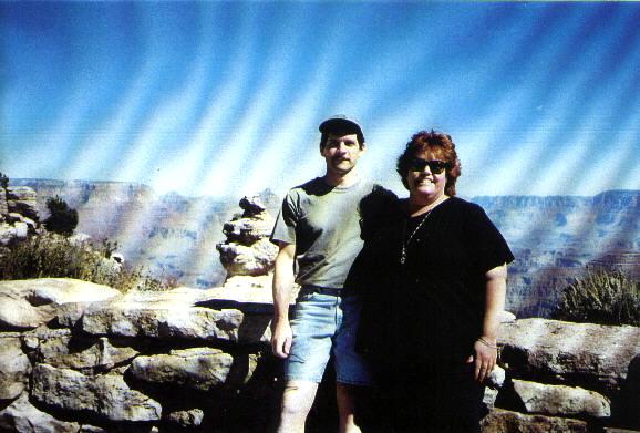 Ruby and her best friend Michael at the Grand Canyon