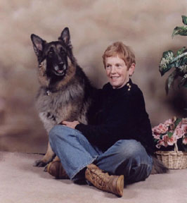 Sandy and her dog Bobby
