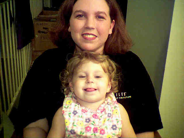 Madeline and I in 1998 (age 1)