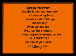 Halloween Poem