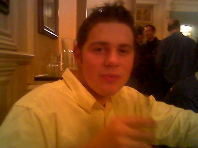 Groomsticks enjoyin a bev...