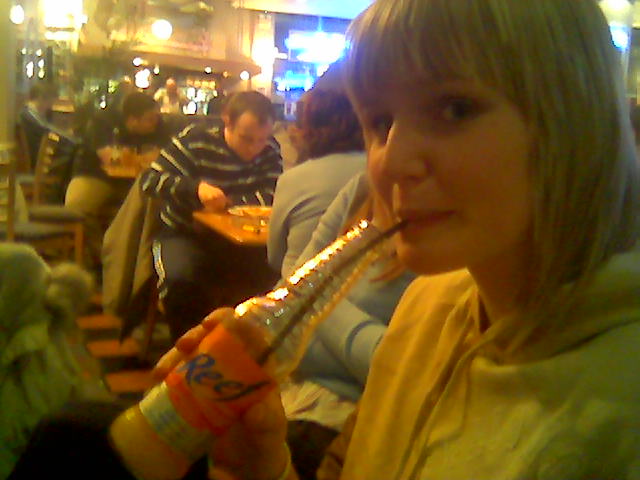 Laura b's first legal bev :)