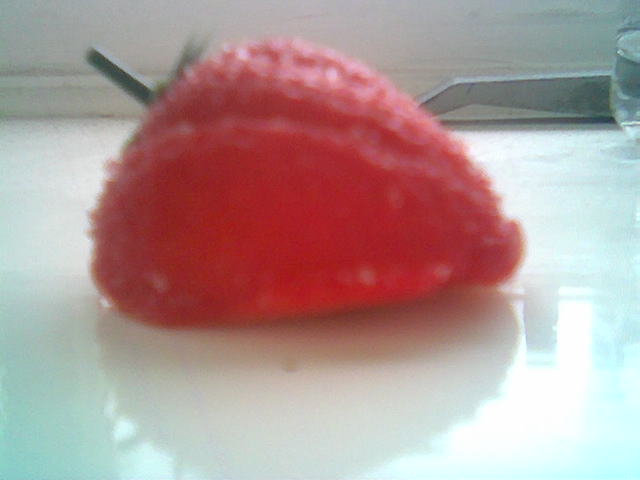 Strawberry!...minutes later it was devoured by soph!