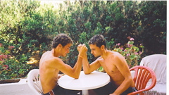 Mikey n Seb :) wonder who won?