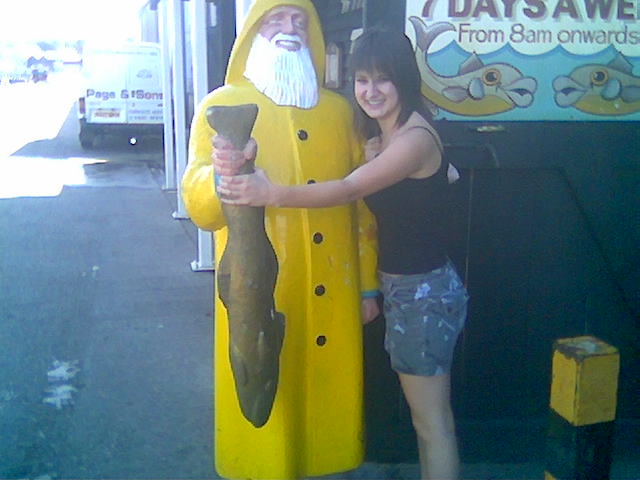 amalia made me tickle his trout!