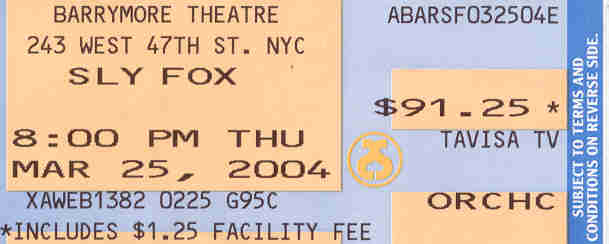 NY ticket