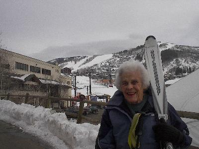 Nice skis Grandma!