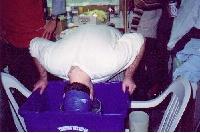 Stick your head in a bucket!