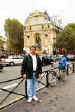 Laurent in front of Saint-Michel Fountain