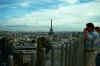 Eiffel Tower from the top of the Arc de Triomphe