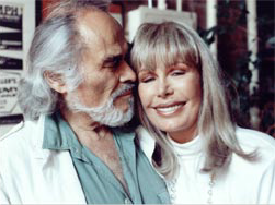 Loretta with Gene Frankel - her fist big 'gig'