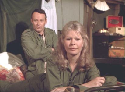 (1973) From 'Hotlips and Empty Arms' "You're army issue Frank...you came with my mess kit and my khaki girtle"