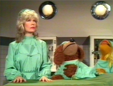 From 'The Muppet Show' Oh no...THE SET'S FALLING DOWN! DAMN YOU GONZO!!!