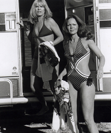 As Alice Stewart From 'Race with the Devil' with Lara Parker