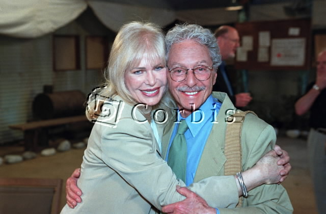 Loretta with Allan Arbus "Charles STILL touches his nose!!!"