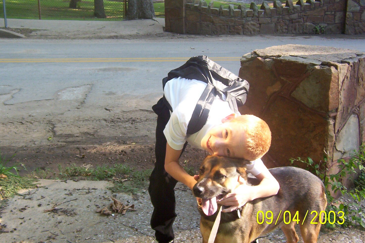 Jake and Bay love to meet at the park!