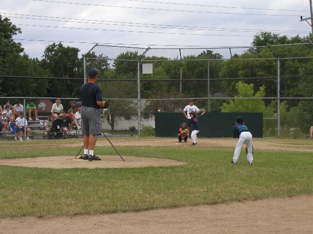 Jake playing catcher