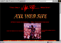 Axl Web Site
