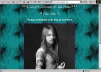 Jennys Dream Of Axl Rose