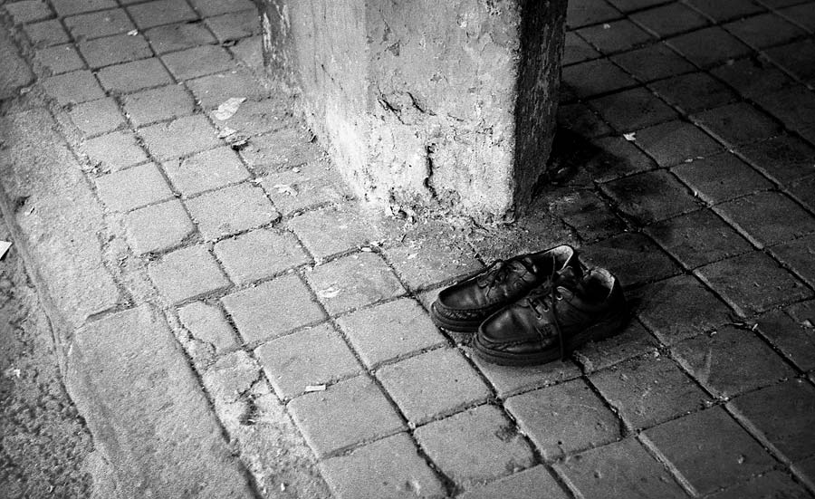 Abandoned Shoes in Beyazit Tunnel