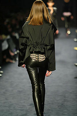 TOM FORD pour Yves Saint Laurent 2003 2004 - pantalon de cuir moulant