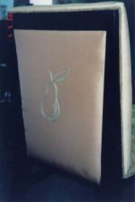 Trapunto chair-back design