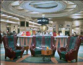 Urban Living Room area with custom furniture