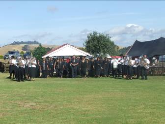 Taniwha Marae in Waikato as part of the Kingitanga�s 