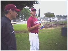 Merrills split doubleheader....
