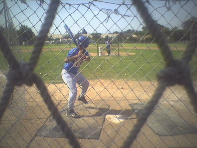 Ahumada hitting and pitching!