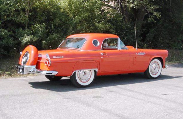 Mr Anderson's Porthole '56 T'Bird; we were all jealous