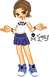 i <3 my skirt O.o and the shirt is supposed to say "bad religion" base by angy-chan
