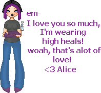 haha no, reason at all, just a girl in high heels <3