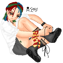 luna weasley, old fanfic character...base by pixel junkies