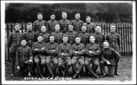Not long after he joined the RAF in about 1928 - is in centre of front row