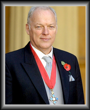 David Gilmour CBE  (Commander of the Order of the British Empire)