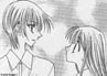 Yuki letting Tohru know that she should be herself, and that's she's welcome at Shigure's house.