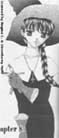 A lovely picture of Hana-chan! Is that a voodoo doll? o.o