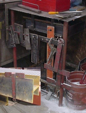 guide bars hanging