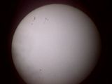 Sonne am 15.09.2001 um 7:45MESZ, 15mm Pl�ssl