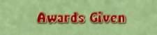 Sites that we have given our award to